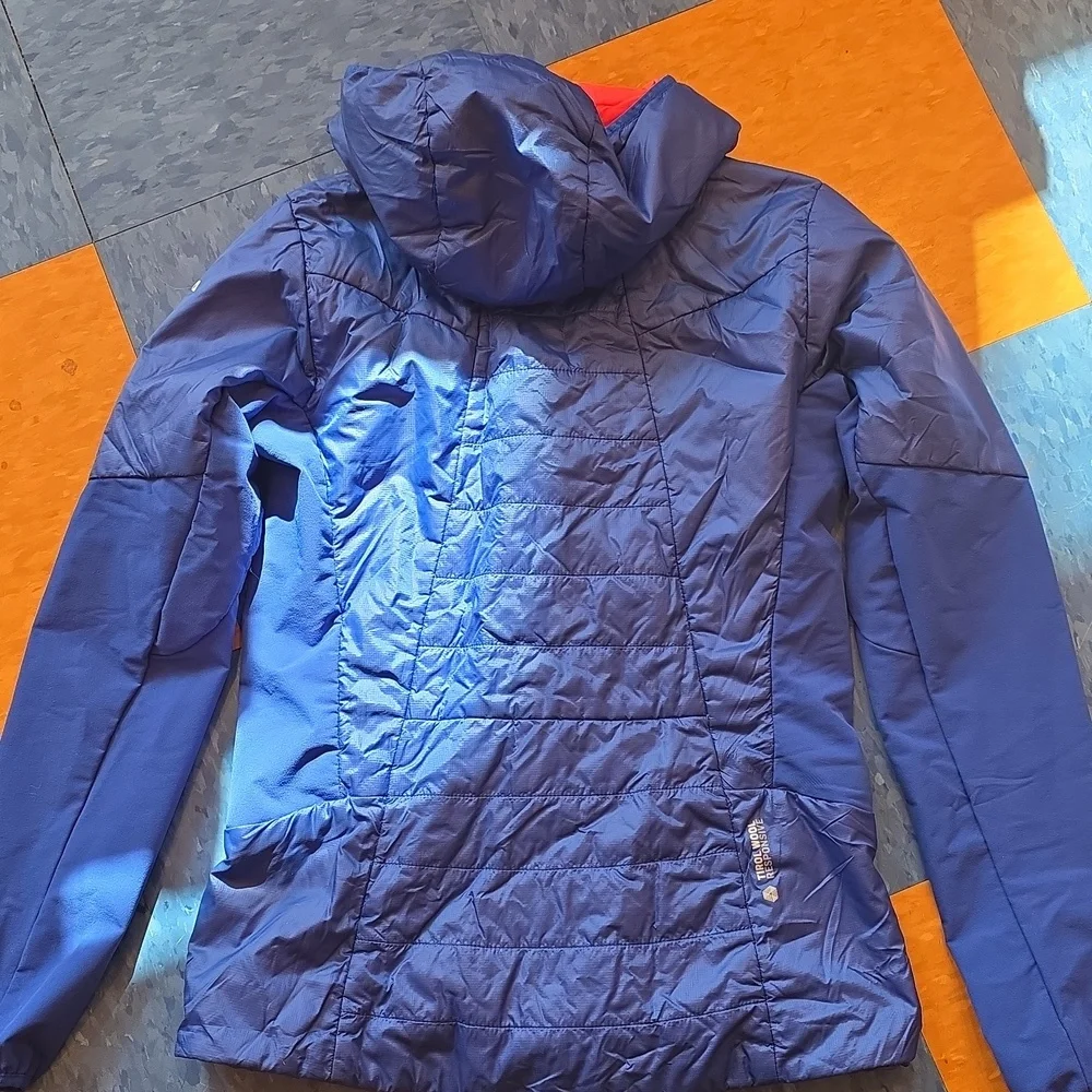 Salewa Women's Blue Hooded Jacket - Picture 2 of 6